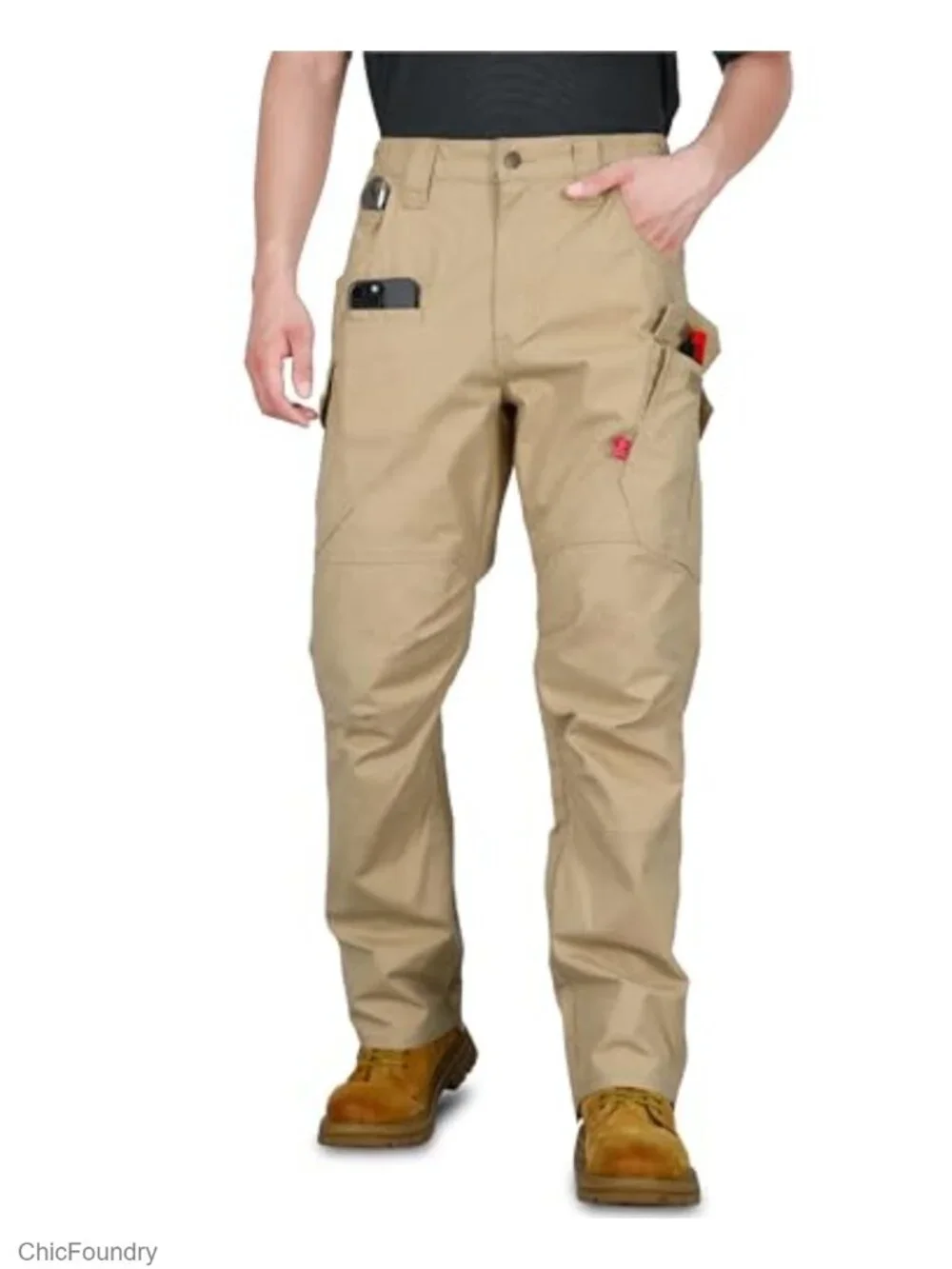 Stretch Ripstop Flame Resistant Cargo Work Pants with NFPA2112